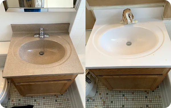 different color sink