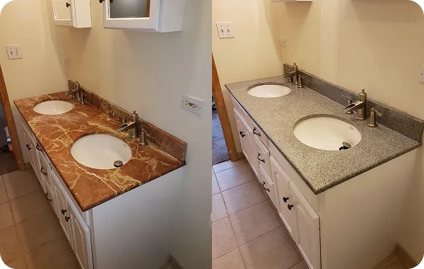 a two type of different sink